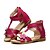 preiswerte Mädchenschuhe-Mädchen Sandalen Flacher Absatz Applikationen / Reißverschluss / Blume Leder Komfort / Fersenriemen Sommer Pfirsich / TPU (thermoplastisches Polyurethan)