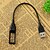 abordables Gadgets USB-usb portátil cable de carga para el Fitbit pulsera pulsera inalámbrica flex - negro (22,2cm)