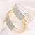 cheap Bracelets-Women&#039;s White Tennis Alloy Bracelet Jewelry Gold / Silver For Party Daily