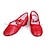 levne Moderní taneční obuv-Dámské Baletní boty Standardní Trénink Podpatky Otevřená špička Nízký podpatek S uzavřeným palcem Elastická gumička Dětské Teenager Dospělé Černá Červená