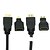 baratos Cabos HDMI-1.5M HDMI Male to Male + HDMI Female to Micro HDMI Male + HDMI Female to MINI HDMI Male Adapter Kit Cable