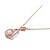 cheap Necklaces-Women&#039;s Crystal Pendant Necklace Round Cut Heart Love Ladies Vintage Party Work 18K Gold Plated Imitation Diamond Alloy Necklace Jewelry 1pc For Party