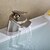 billige Klassisk-Baderom Sink Tappekran - Foss Nikkel Børstet Centersat Et Hull / Enkelt Håndtak Et HullBath Taps