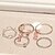 cheap Rings-Women&#039;s Golden Imitation Diamond Alloy Ladies Personalized Unusual Daily Casual Jewelry / Rhinestone