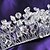 cheap Headpieces-Crystal / Rhinestone / Fabric Tiaras / Flowers with 1 Wedding / Special Occasion / Party / Evening Headpiece