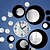 baratos Relógios de Parede com Espelho-Moderno / Contemporâneo Redonda Interior,AA