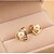 cheap Earrings-Stud Earrings For Women&#039;s Pearl Wedding Masquerade Engagement Party Pearl Imitation Pearl Alloy Geometrical Gold