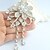 abordables Broches-Imitation de diamant Mariée Blanc Bijoux Mariage Soirée Occasion spéciale Anniversaire