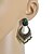 cheap Earrings-Women&#039;s Drop Earrings Dangling Dangle Marcasite Ladies Resin Earrings Jewelry Black / Dark Green For Wedding Party Daily Casual Sports
