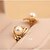 cheap Earrings-Stud Earrings For Women&#039;s Pearl Wedding Masquerade Engagement Party Pearl Imitation Pearl Alloy Geometrical Gold