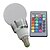 ieftine Becuri-lm E14 Bulb LED Glob 3pcs led-uri Intensitate Luminoasă Reglabilă Decorativ Telecomandă RGB 100-240V