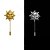 Χαμηλού Κόστους Καρφίτσες και Καρφίτσες Πέτου-καρφίτσα ηλίου (1pc) ovaljewelry φούντες / crossover / Bohemia κομψό στυλ