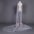 cheap Wedding Veils-One-tier Pencil Edge Wedding Veil Chapel Veils with 204.72 in (520cm) Tulle / Angel cut / Waterfall