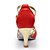 cheap Latin Shoes-Women&#039;s Latin Shoes Paillette / Satin Buckle Sandal / Heel / Sneaker Sequin Cuban Heel Customizable Dance Shoes Black / Red / Silver / Indoor / Practice / Professional