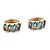 cheap Earrings-Hoop Earrings Cubic Zirconia Gold Plated Jewelry For 2pcs