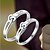 cheap Christmas Jewelry-Love Story Women&#039;s Fashion 925 Silvering Ring