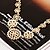 رخيصةأون مجوهرات عيد الميلاد11-جيمي المرأة الفضة والمجوهرات قلادة النمط الكلاسيكي المؤنث