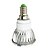 preiswerte Leuchtbirnen-6W E14 LED Spot Lampen 4 High Power LED 530-580 lm Warmes Weiß AC 100-240 V 10 Stück