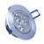 billige Innfelte LED-lys-Innfelt lampe Varm hvit Kjølig hvit LED 5 stk.