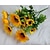 halpa Tekokukat-Keinotekoinen Flowers 1 haara Pastoraali Tyyli Auringonkukat Pöytäkukka