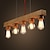 זול אורות אי-15(5.9&quot;) סגנון נרות איילנד אור עץ / במבוק עץ / במבוק עץ מודרני עכשווי 110-120V / 220-240V