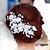 cheap Headpieces-Crystal Flower Hair Flower Bride Hair Wedding Headdress