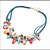 Недорогие Модные ожерелья-Ожерелья-бархатки For Жен. Резина Морская раковина Сплав Золотой
