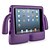 Недорогие Чехлы и кейсы для iPad-Кейс для Назначение Apple / iPad Mini 3/2/1 Защита от влаги / со стендом / Безопасно для детей Кейс на заднюю панель Сплошной цвет Твердый Этиленвинилацетат