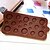 abordables Moldes para pasteles-botón de dulces de chocolate en forma de bicarbonato de panecillo molde 22 * ​​10,5 * 0,5 cm