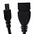 ieftine USB-USB 2.0 o femeie a micro b Convertor de sex masculin cablu adaptor OTG pentru Samsung HTC
