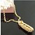 Недорогие Модные ожерелья-Жен. Синтетический алмаз Ожерелья с подвесками Дамы Стразы Сплав Цвет экрана Ожерелье Бижутерия Назначение