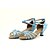 Недорогие Обувь для латиноамериканских танцев-Женская обувь/Детская обувь - Атлас - Доступны на заказ (Синий) - Латино/Сальса