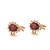 cheap Earrings-Hoop Earrings Fashion Luxury Zircon Cubic Zirconia Gold Plated Jewelry For 2pcs