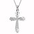cheap Religious Jewelry-Women&#039;s Sterling Silver Zircon Cubic Zirconia Silver Choker Necklace Pendant Necklace Pendant - Fashion Cross Necklace For Christmas