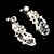 abordables Parures de Bijoux-Femme Mariée Strass Des boucles d&#039;oreilles Bijoux Pour Mariage Soirée / Boucles d&#039;Oreilles / Colliers décoratif
