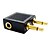 olcso Audiokábelek-3,5 mm-es audio splitter 1 nő és 2 férfi 3.5mm-es jack átalakító splitter adapter