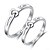cheap Christmas Jewelry-Love Story Women&#039;s Fashion 925 Silvering Ring
