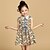 cheap Girl&#039;s Clothing-Girls&#039; Floral Sleeveless Cotton Dress