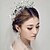 cheap Headpieces-Crystal / Rhinestone / Fabric Tiaras / Flowers with 1 Wedding / Special Occasion / Party / Evening Headpiece