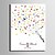 cheap Gifts &amp; Decorations-E-HOME® Personalized Fingerprint Painting Canvas Prints -Flight Sim (Includes 12 Ink Colors)