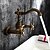 cheap Bathroom Sink Faucets-Bathtub Faucet - Widespread Antique Brass Roman Tub Two Holes / Two Handles Two HolesBath Taps