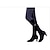 olcso Tánccsizmák-Women&#039;s Dance Shoes Latin Velvet Chunky Heel Black/Brown