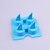 abordables Utensilios para horno-molde de la bandeja de hielo con forma de aleta de tiburón creativa (colores aleatorios)