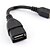 billiga USB-usb 2.0 en hona till mikro b manliga omvandlare OTG adapterkabel för Samsung htc