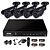 billige DVR-sæt-zosi® 800tvl nattesyn hdmi 500GB hdd 8-kanals H.264 DVR kits 4x udendørs CCTV kamera sikkerhedssystem