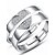 abordables Bijoux de Noël1-histoire d&#039;amour mode féminine 925 argenting ring (paire) style élégant