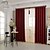billiga Mörkläggningsgardiner-land curtains® en panel rött fast mörkläggningsgardin