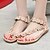 cheap Women&#039;s Sandals-Women&#039;s Sandals Boho Bohemia Beach Flat Sandals Flat Sandals Satin Flower Flat Heel Outdoor Faux Leather Spring Camel White