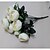 abordables Fleurs artificielles-Fleurs artificielles 1 Une succursale Fleurs de mariage Pivoines Fleur de Table