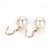 cheap Earrings-Women&#039;s Pearl Drop Earrings Ladies Simple Style Pearl Imitation Pearl Cubic Zirconia Earrings Jewelry Rose Gold / Silver For